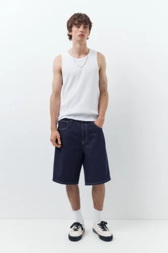 Pantalones Cortos holgados de denim