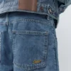 Pantalones Cortos holgados de denim