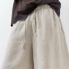 Pantalones Cortos tipo Bermudas 100 % lino