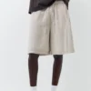 Pantalones Cortos tipo Bermudas 100 % lino
