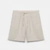 Pantalones Cortos tipo Bermudas 100 % lino