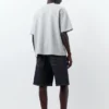 Pantalones cortos tipo Bermudas holgados de denim Pantalones cortos tipo Bermudas holgados de denim