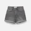 Pantalones Cortos vaqueros de corte «mom» con vuelta