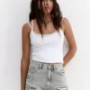 Pantalones Cortos vaqueros rasgados