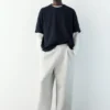 Pantalones de chándal de corte holgado Pantalones de chándal de corte holgado