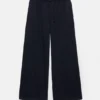 Pantalones de chándal de pierna ancha con bajo ajustable Pantalones de chándal de pierna ancha con bajo ajustable