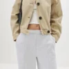 Pantalones de chándal de pierna ancha con costura