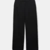 Pantalones de chándal de pierna ancha con costura