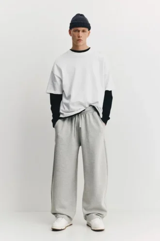 Pantalones de chándal de punto interlock