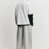 Pantalones de chándal de punto interlock