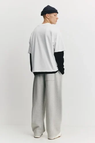 Pantalones de chándal de punto interlock