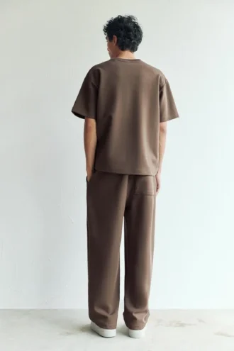 Pantalones de chándal de punto interlock