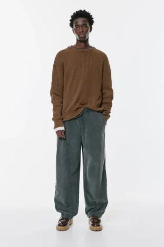 Pantalones de chándal holgados de pana Pantalones de chándal holgados de pana