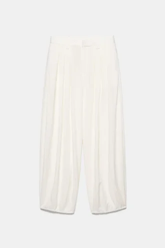 Pantalones de corte recto con pinzas