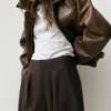 Pantalones de corte recto con pinzas