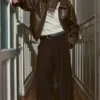 Pantalones de corte recto con pinzas
