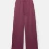 Pantalones de pierna ancha y tacto suave Pantalones de pierna ancha y tacto suave