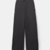 Pantalones de pierna ancha y tacto suave Pantalones de pierna ancha y tacto suave
