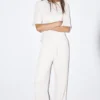 Pantalones de pierna ancha y tacto suave Pantalones de pierna ancha y tacto suave