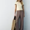 Pantalones elegantes con pinzas Pantalones elegantes con pinzas