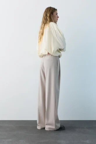 Pantalones elegantes con pinzas