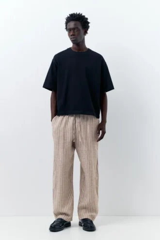 Pantalones jogger 100 % lino
