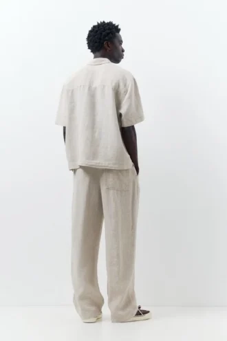 Pantalones jogger 100 % lino