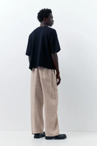 Pantalones jogger 100 % lino