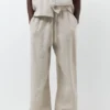 Pantalones jogger 100 % lino