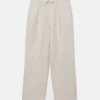 Pantalones jogger 100 % lino