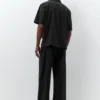 Pantalones joggers de mezcla de lino