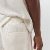 Pantalones joggers de mezcla de lino Pantalones joggers de mezcla de lino