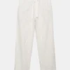 Pantalones joggers de mezcla de lino Pantalones joggers de mezcla de lino