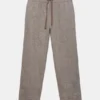 Pantalones joggers de mezcla de lino