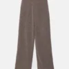 Pantalones rectos de crepé