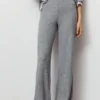 Pantalones rectos de tacto suave Pantalones rectos de tacto suave