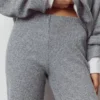 Pantalones rectos de tacto suave Pantalones rectos de tacto suave