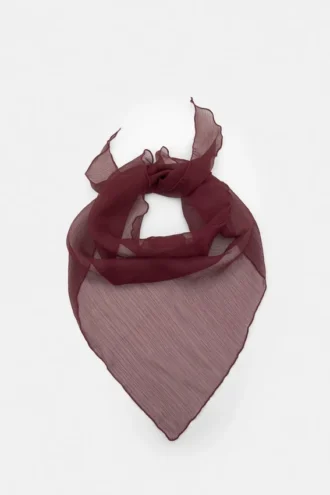 Pañuelo estilo bandana con efecto gasa Pañuelo estilo bandana con efecto gasa