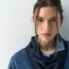Pañuelo tipo bandana de denim Pañuelo tipo bandana de denim