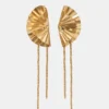 Pendientes de cadena con forma de flor Pendientes de cadena con forma de flor