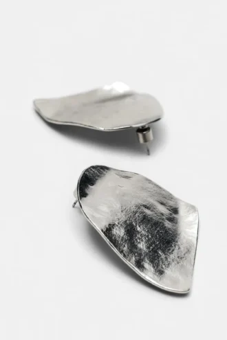 Pendientes planos con textura