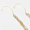 Pendientes tipo ear cuff con flecos Pendientes tipo ear cuff con flecos
