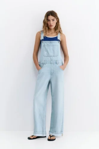 Peto largo de denim