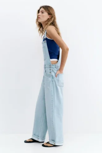 Peto largo de denim