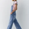 Peto largo de denim Peto largo de denim