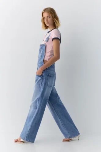 Peto largo de denim