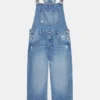 Peto largo de denim Peto largo de denim