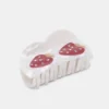 Pinza para el pelo con forma de fresa Pinza para el pelo con forma de fresa