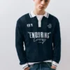 Polos de fútbol de punto con estampado Polos de fútbol de punto con estampado