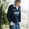 Polos de fútbol de punto con estampado Polos de fútbol de punto con estampado